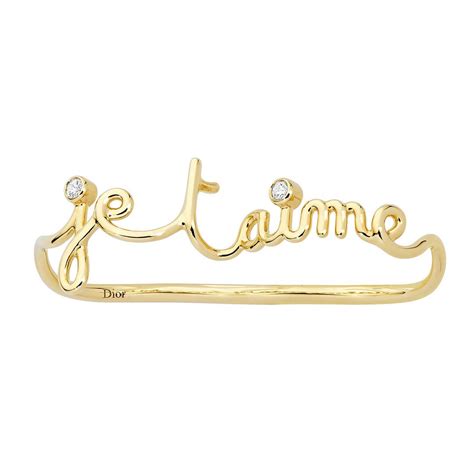 je t'aime dior ring